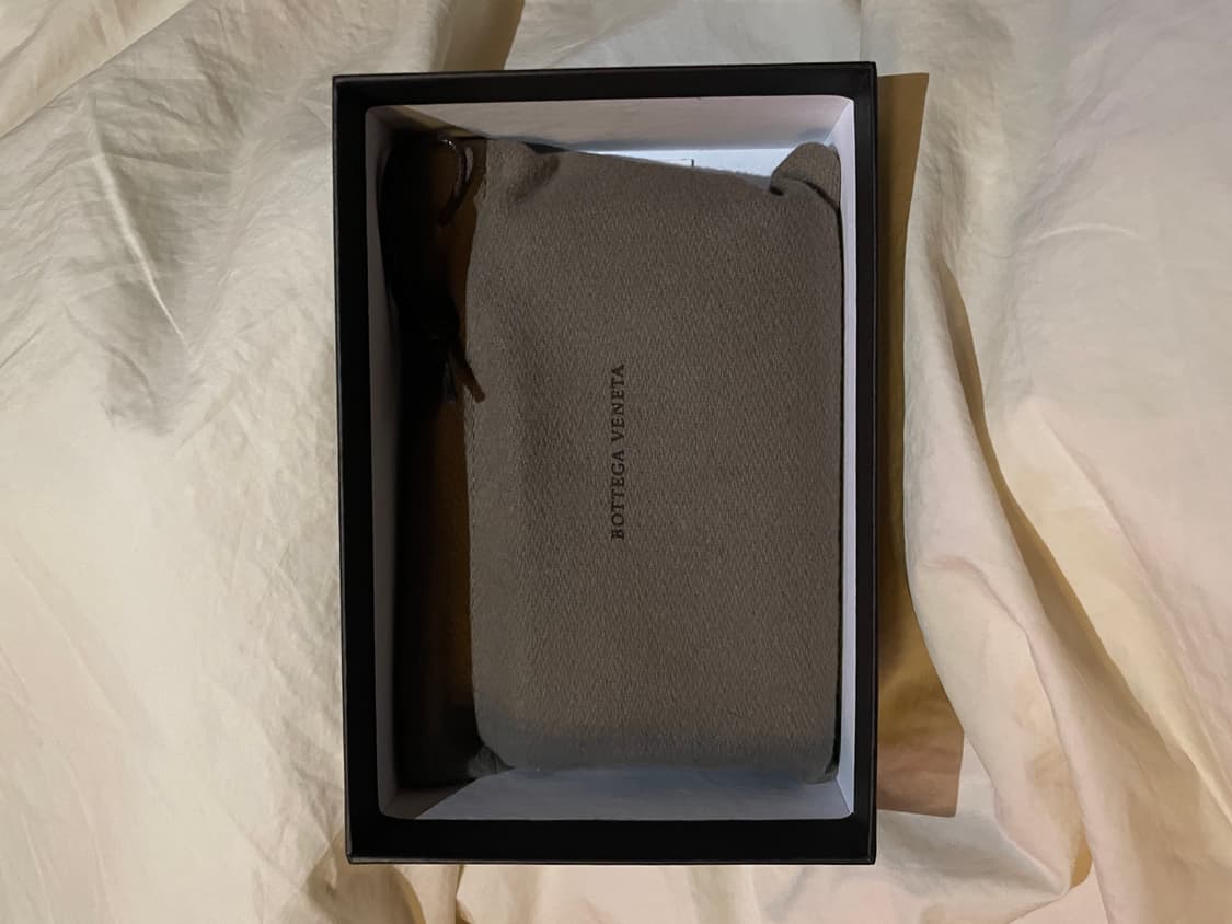 보테가 베네타 카세트 비즈니스 카드 케이스 블랙 상품이미지4