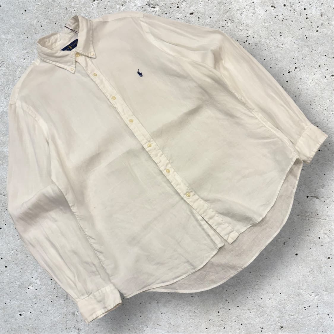 [L] 폴로 랄프로렌 린넨 셔츠 화이트 C170 상품이미지1