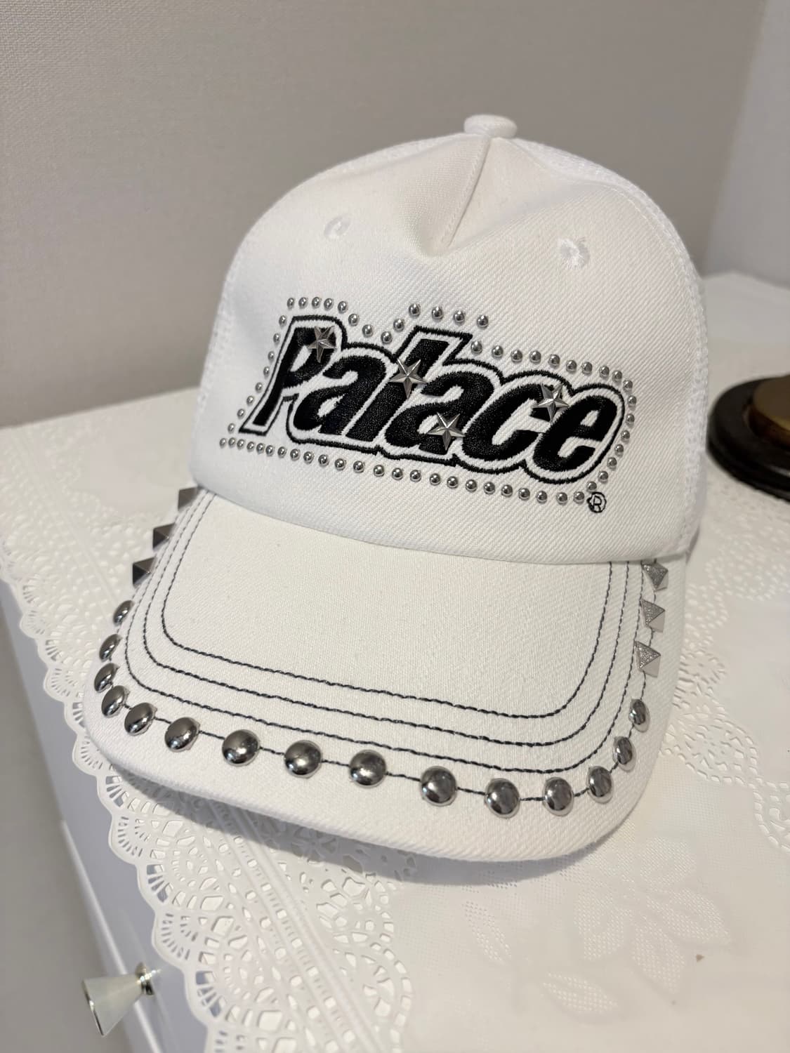 팔라스 볼캡 모자 화이트 상품이미지1