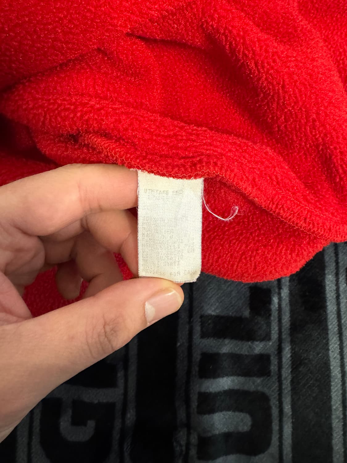 울리치 쿼터 스냅 티 플리스 풀오버 레드 네이비 상품이미지6