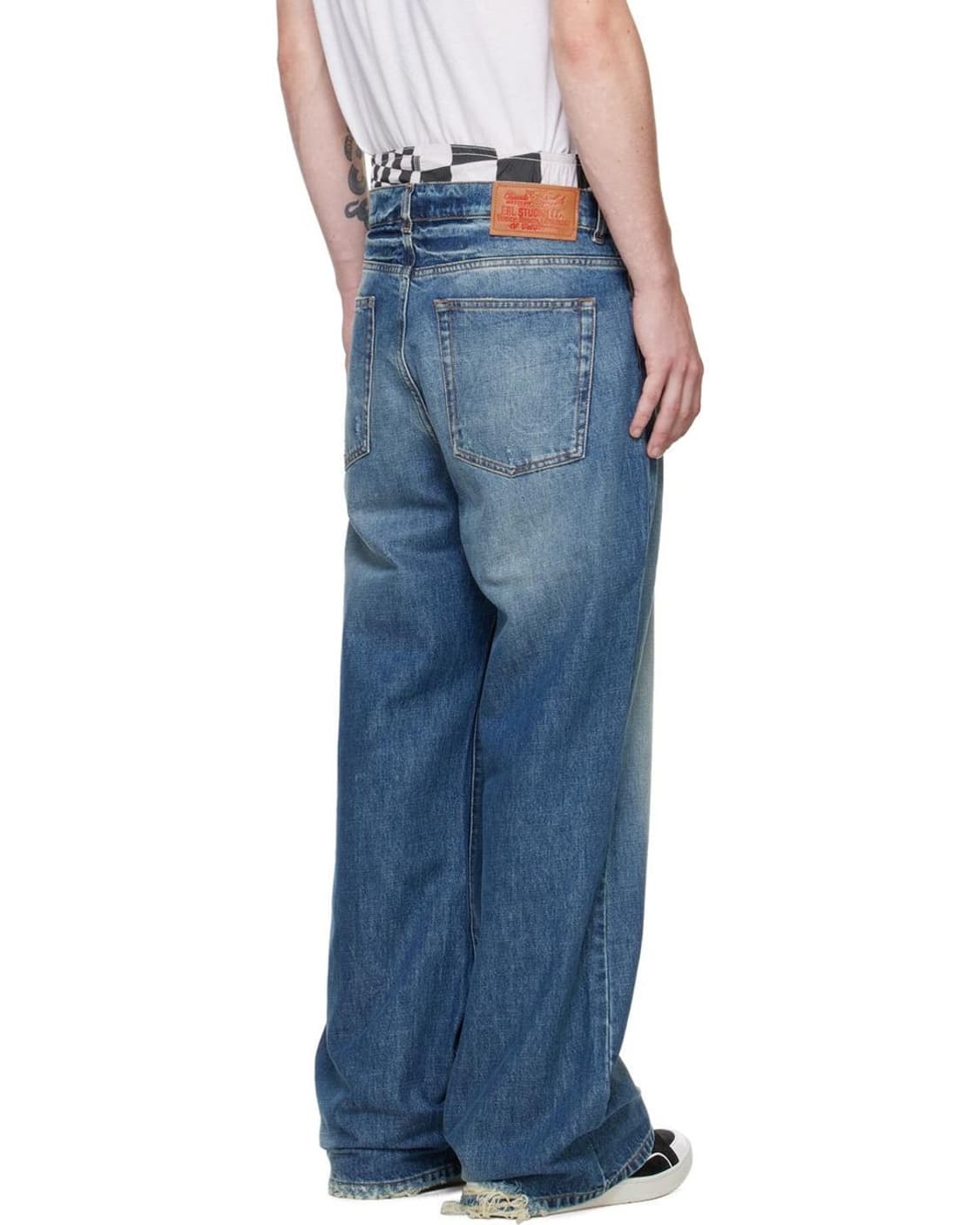 Erl distressed regular fit jeans 상품이미지2