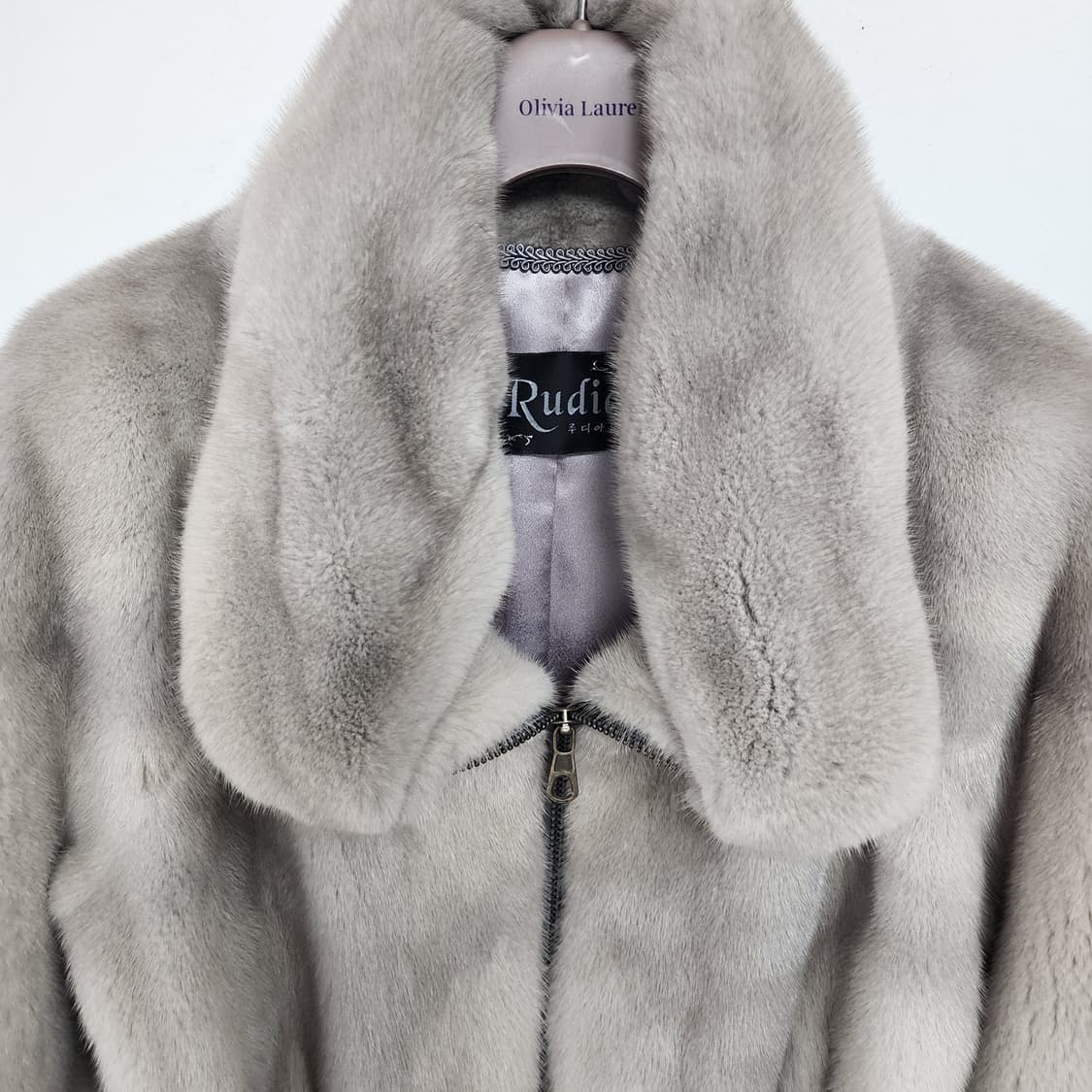 루디아 사파이어 밍크 코트 상품이미지2