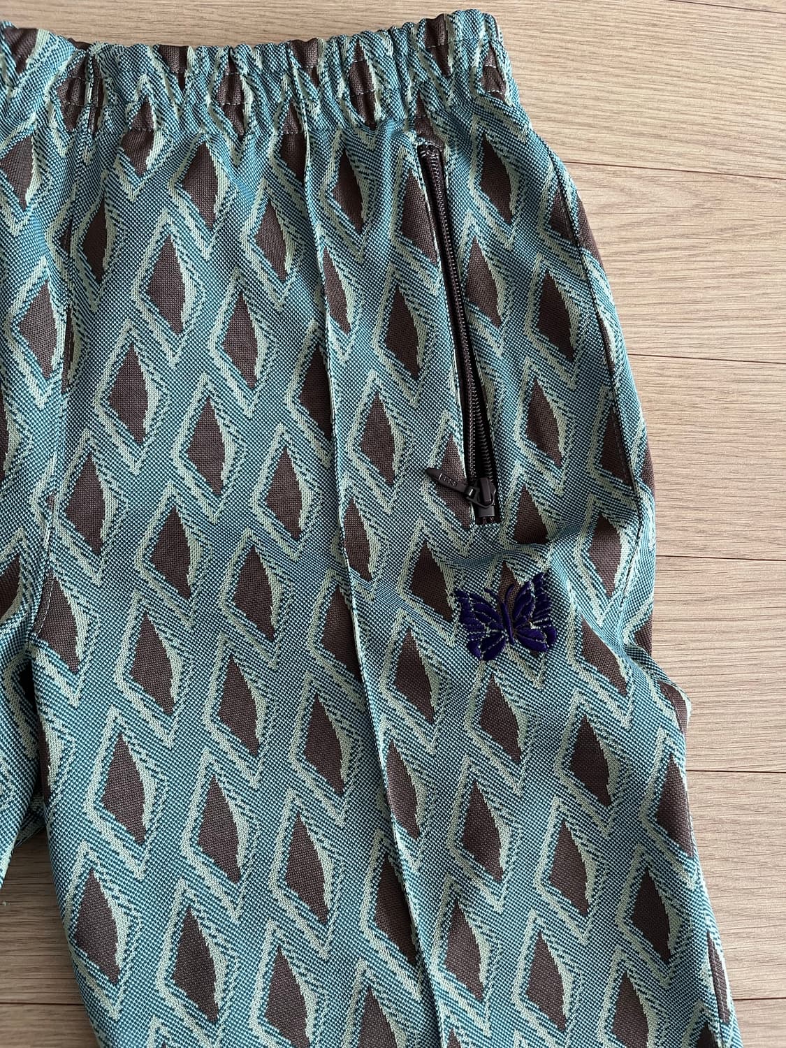 니들스 자카드 트랙팬츠 (터키석 컬러)  상품이미지3