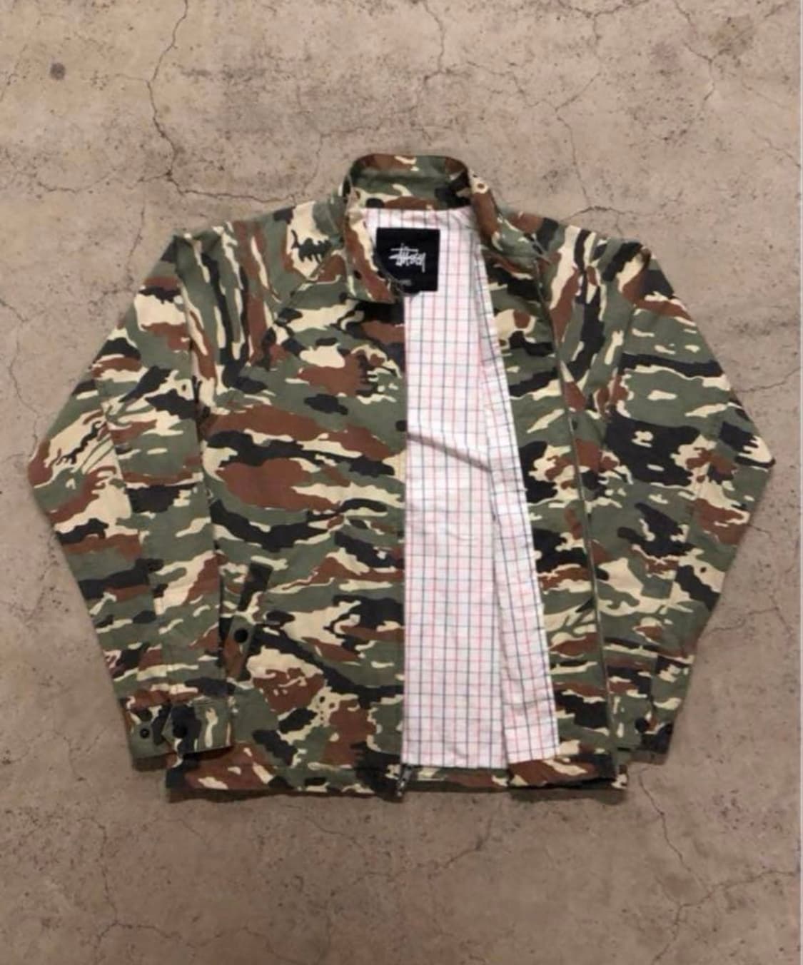 old stussy 카모플라 자켓 야상 상품이미지2