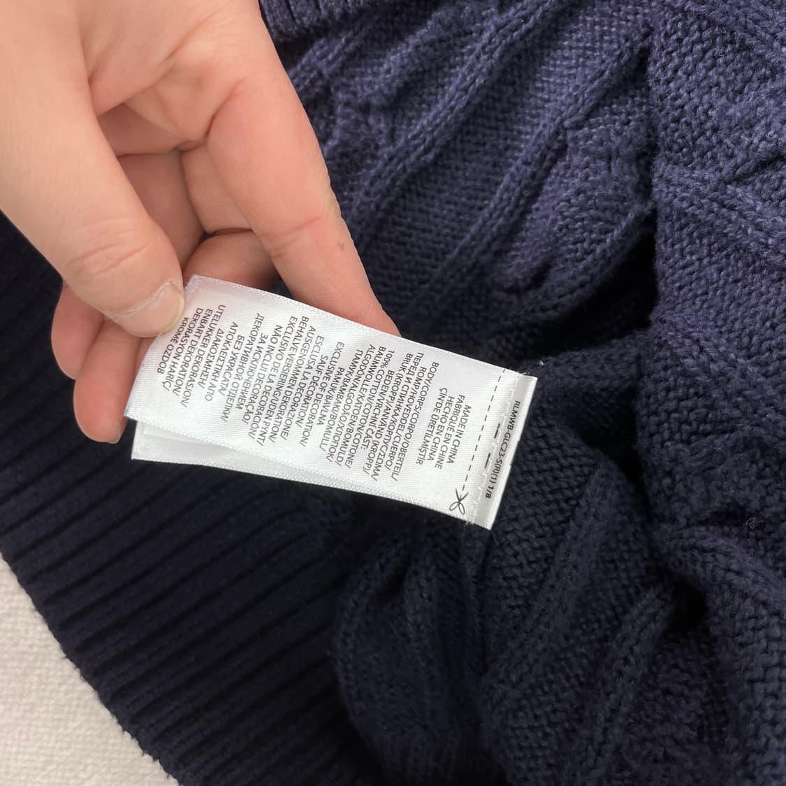 105 폴로랄프로렌 신형라벨 꽈배기 니트 상품이미지6