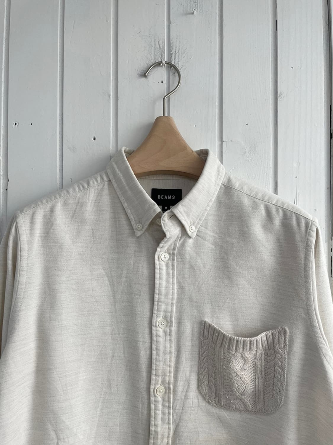 빔즈 옥스퍼드 니트 셔츠 상품이미지2