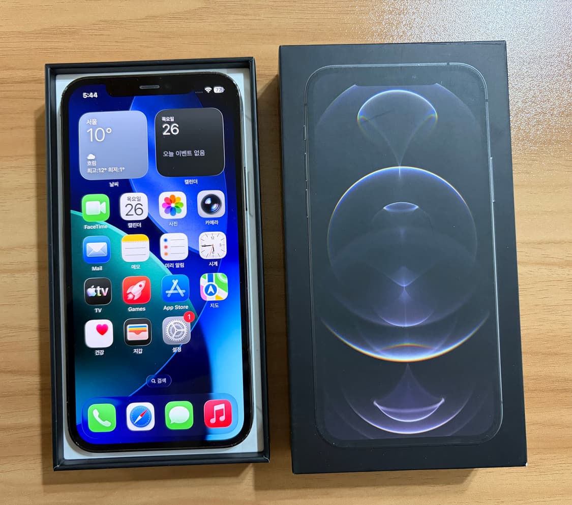 아이폰 12 Pro 그래파이트(128GB) 풀박스 상품이미지1