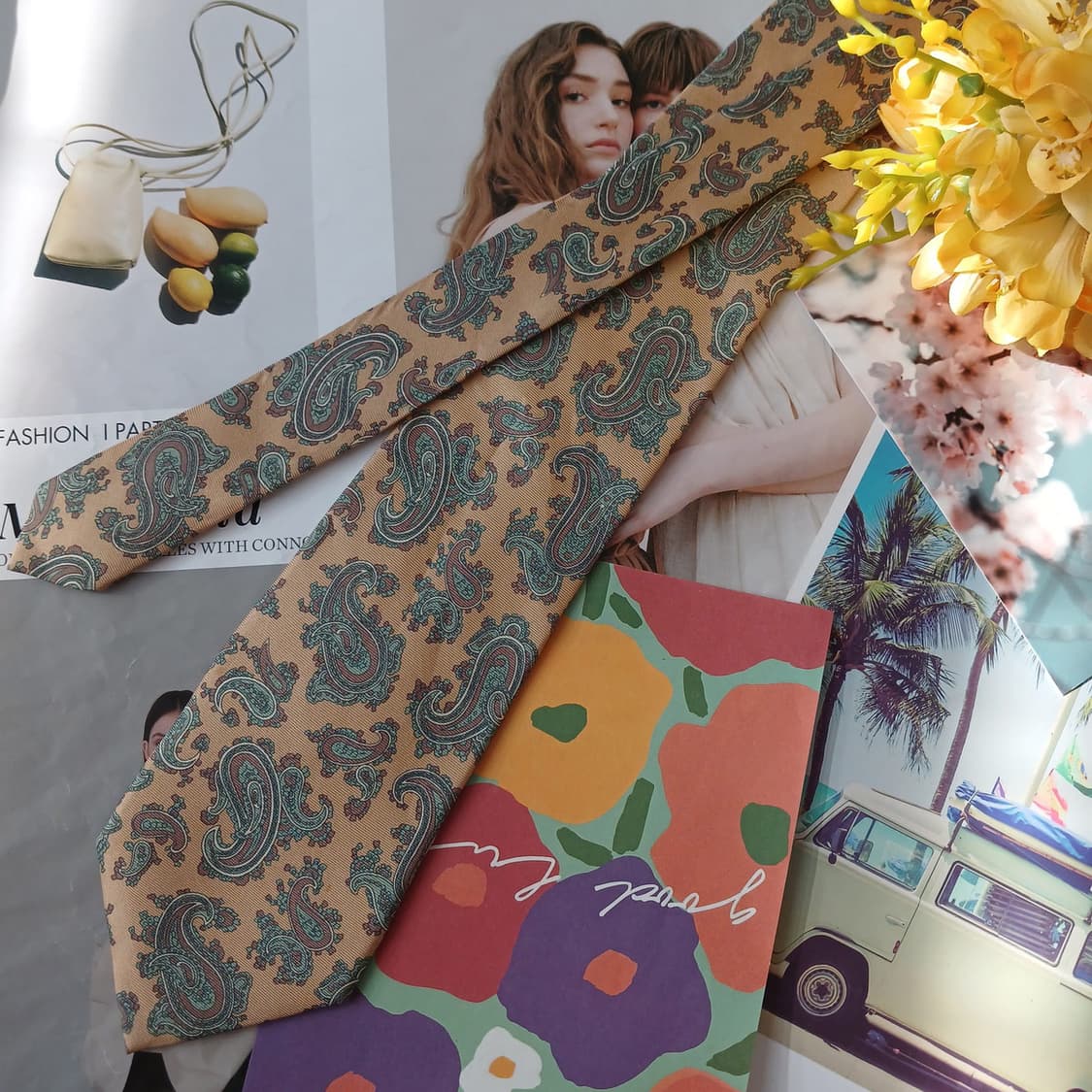 트래드 코페키스 클럽 실크 넥타이 8.3cm A+~A등급 A19005
 상품이미지2