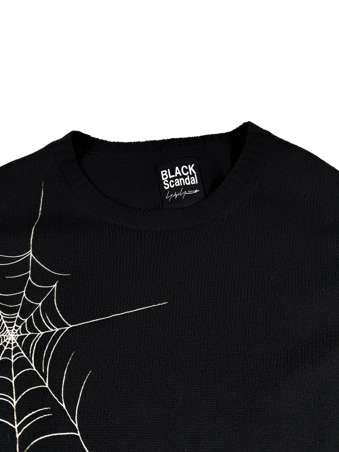 요지야마모토 블랙스캔들 웹 니트 상품이미지2