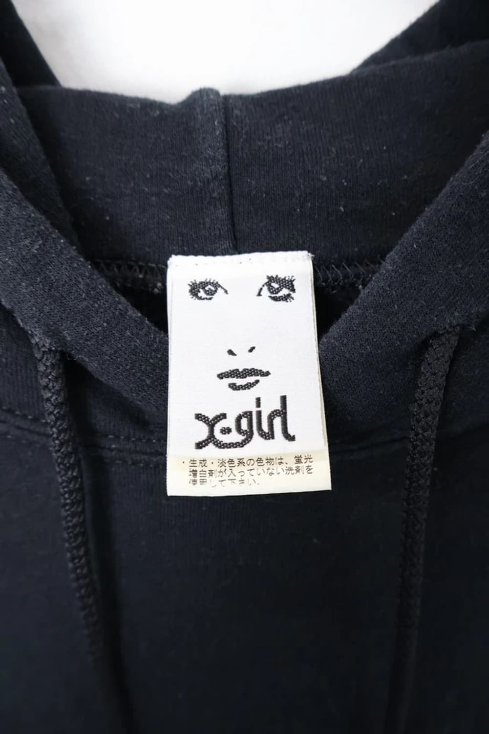 X-girl Graphic Back Print Hoodie Black 상품이미지3