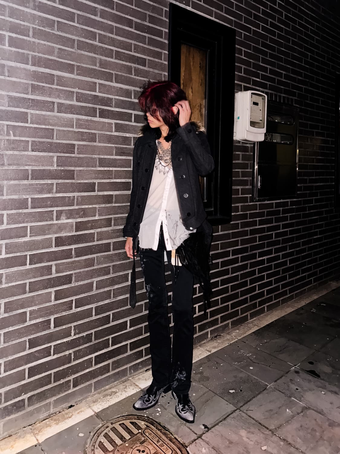 PPFM - Grey Wool Double button Jacket  상품이미지4