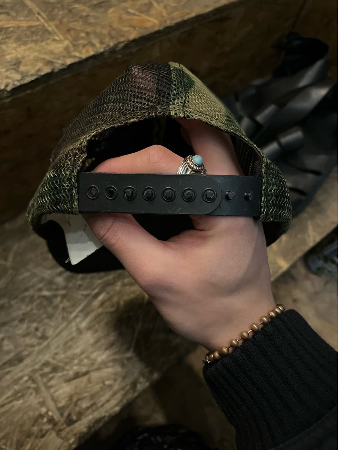 00~10s Chrome Hearts 크롬하츠 ch로고 카모 메쉬캡 상품이미지4