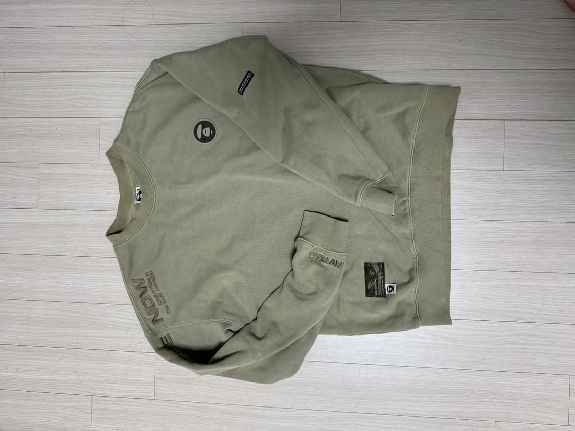 에이프 맨투맨 m 상품이미지1