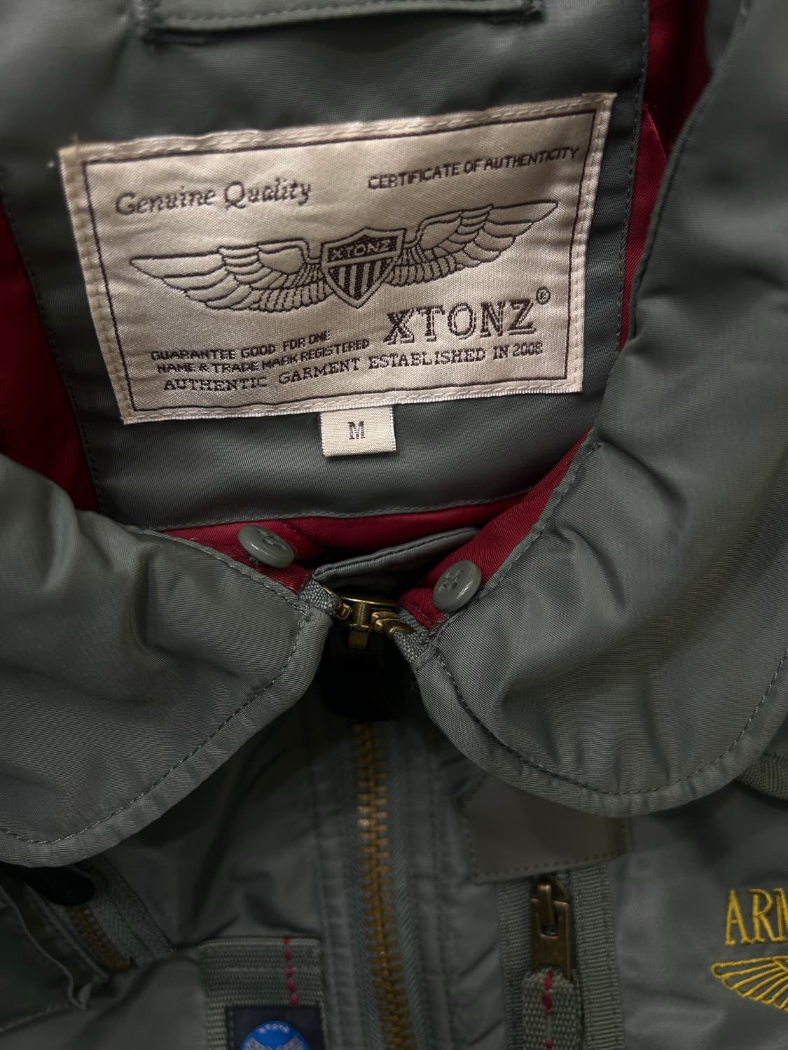 [M]엑스톤즈 U.S 델타포스 항공점퍼/국방색 상품이미지5