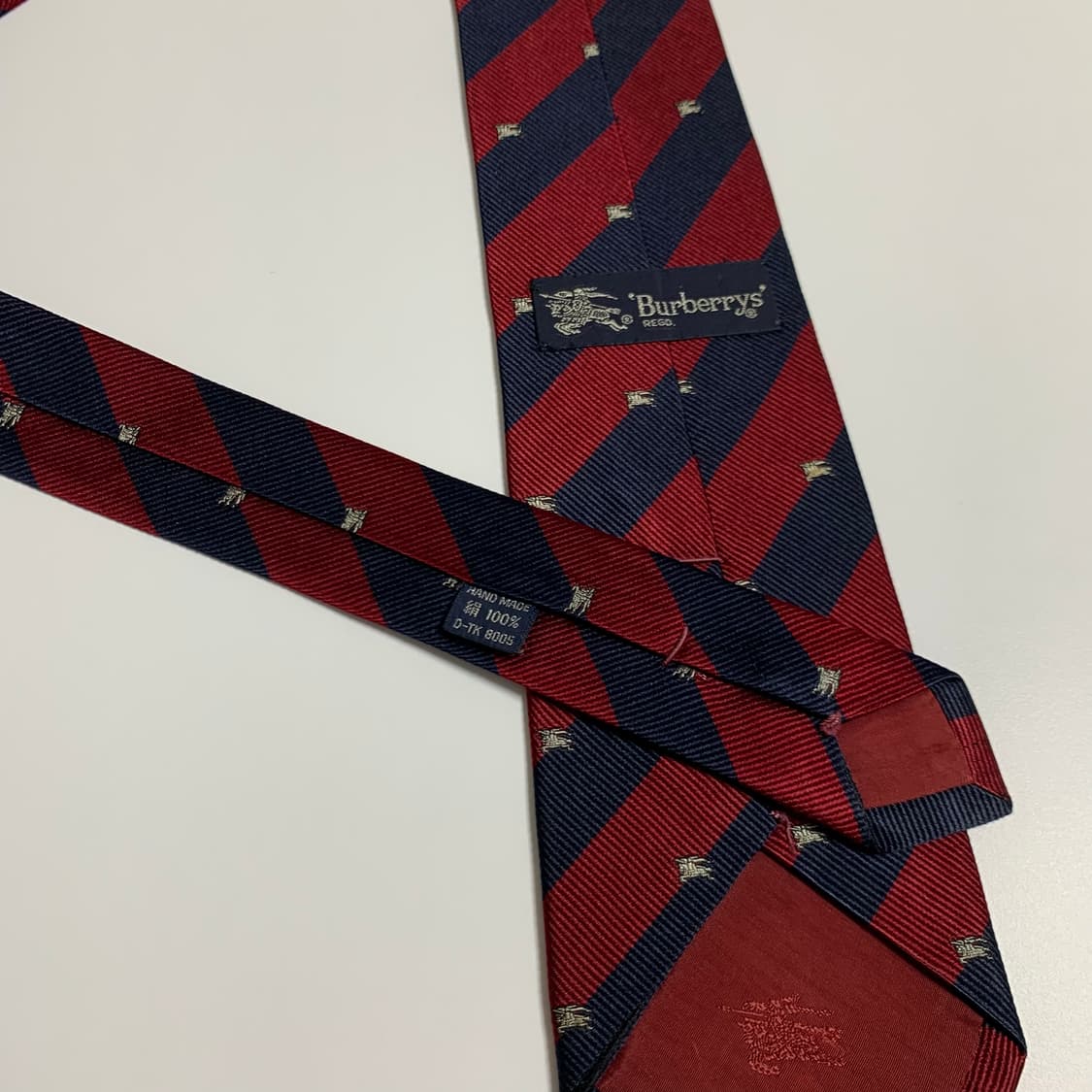 버버리 모노그램 명품넥타이 레지멘탈 클래식디자인 A등급 상품이미지7