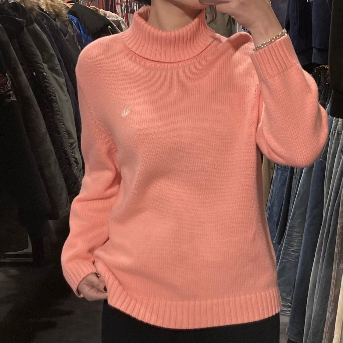 [IM] 폴로 랄프로렌 목폴라 니트 코랄핑크 상품이미지2