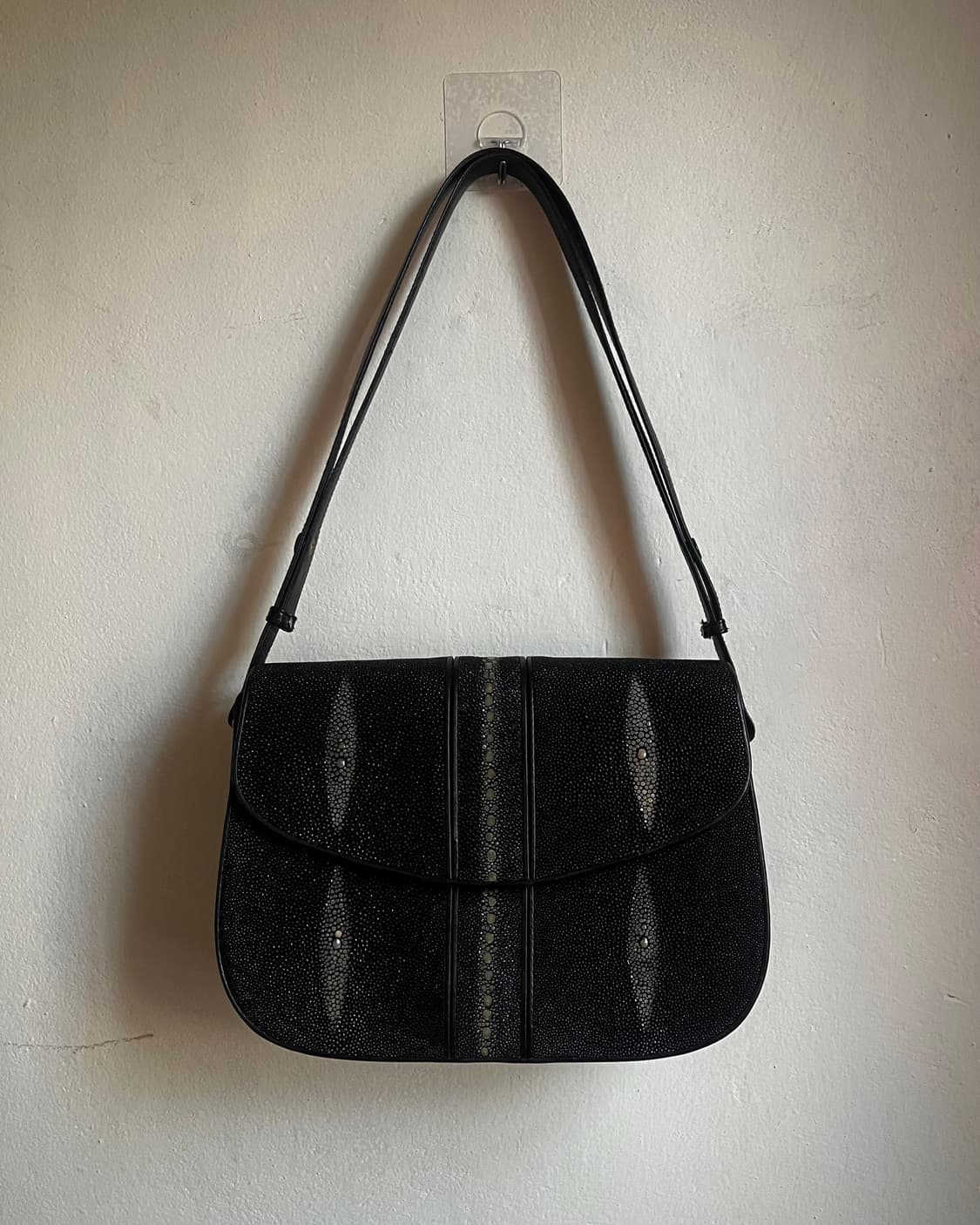 Real Stringray Leather Western 2-Way Bag 상품이미지4