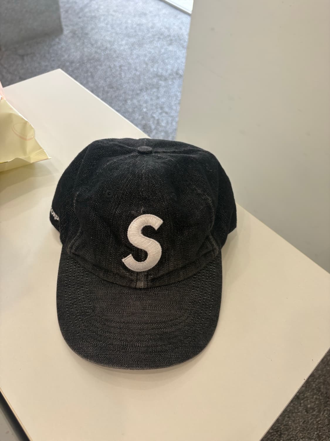 슈프림 코듀라 데님 S 로고 6 패널 블랙 상품이미지2