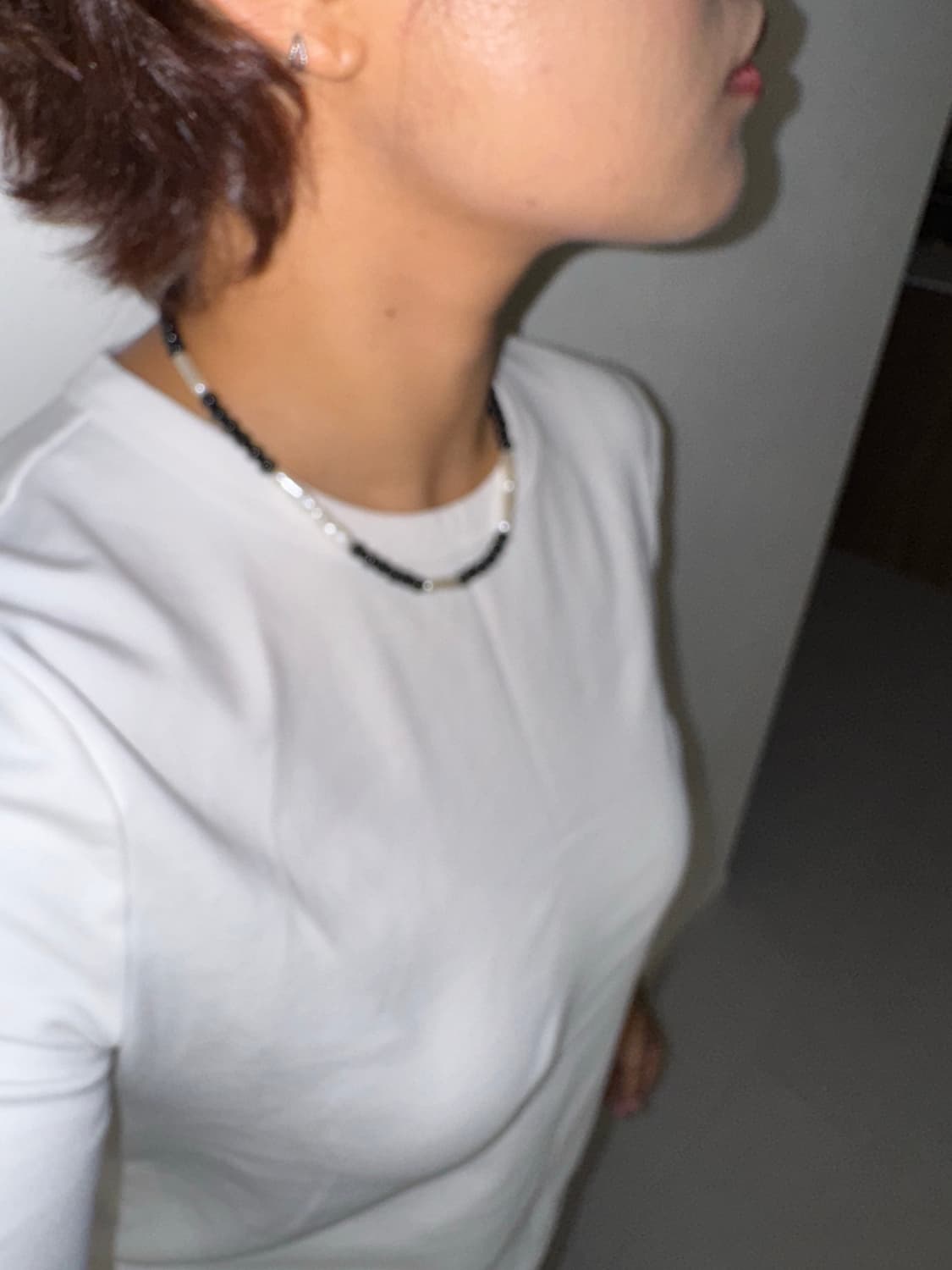 다비즈 블랙 진주 목걸이 상품이미지10