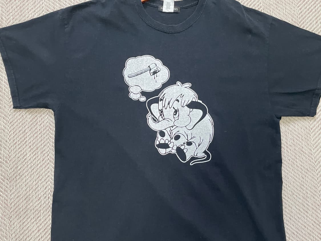 사이코웍스 일러스트 프린팅 반팔티셔츠  J04183 상품이미지2