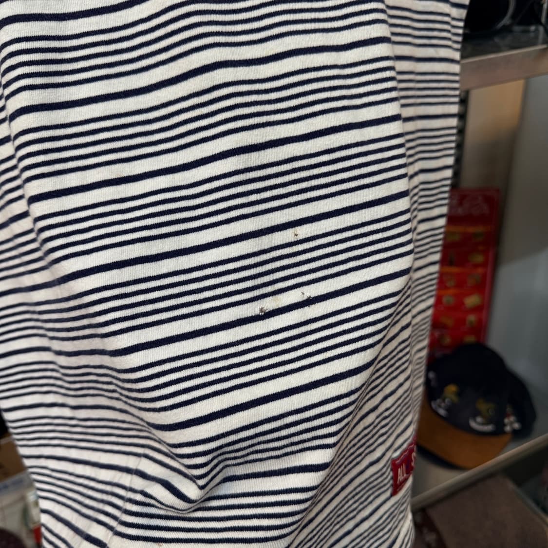 90S 컨버스 스트라이프 티셔츠 L MADE IN USA 상품이미지3