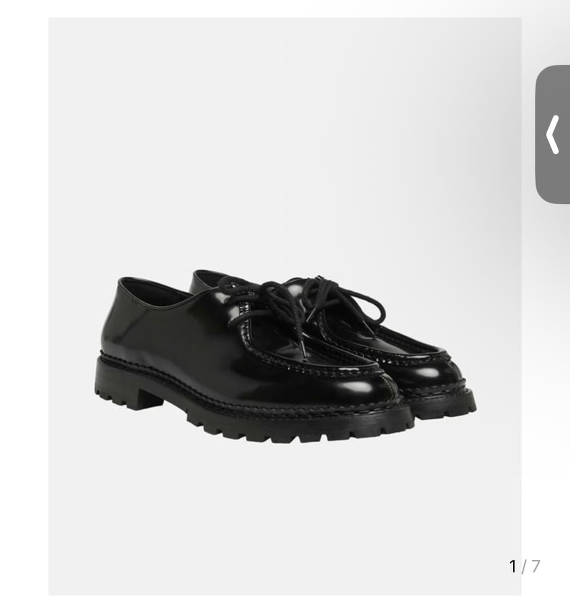 생로랑 / 마르셀 패널 더비 블랙 / 43 상품이미지1