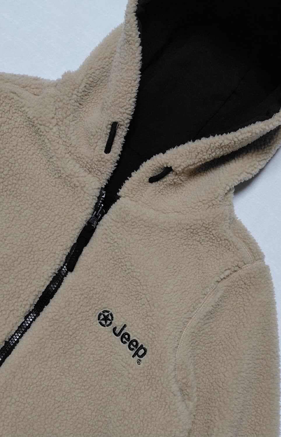 Jeep 양면 후드집업 S(90) 베이지 (무료배송) 상품이미지3