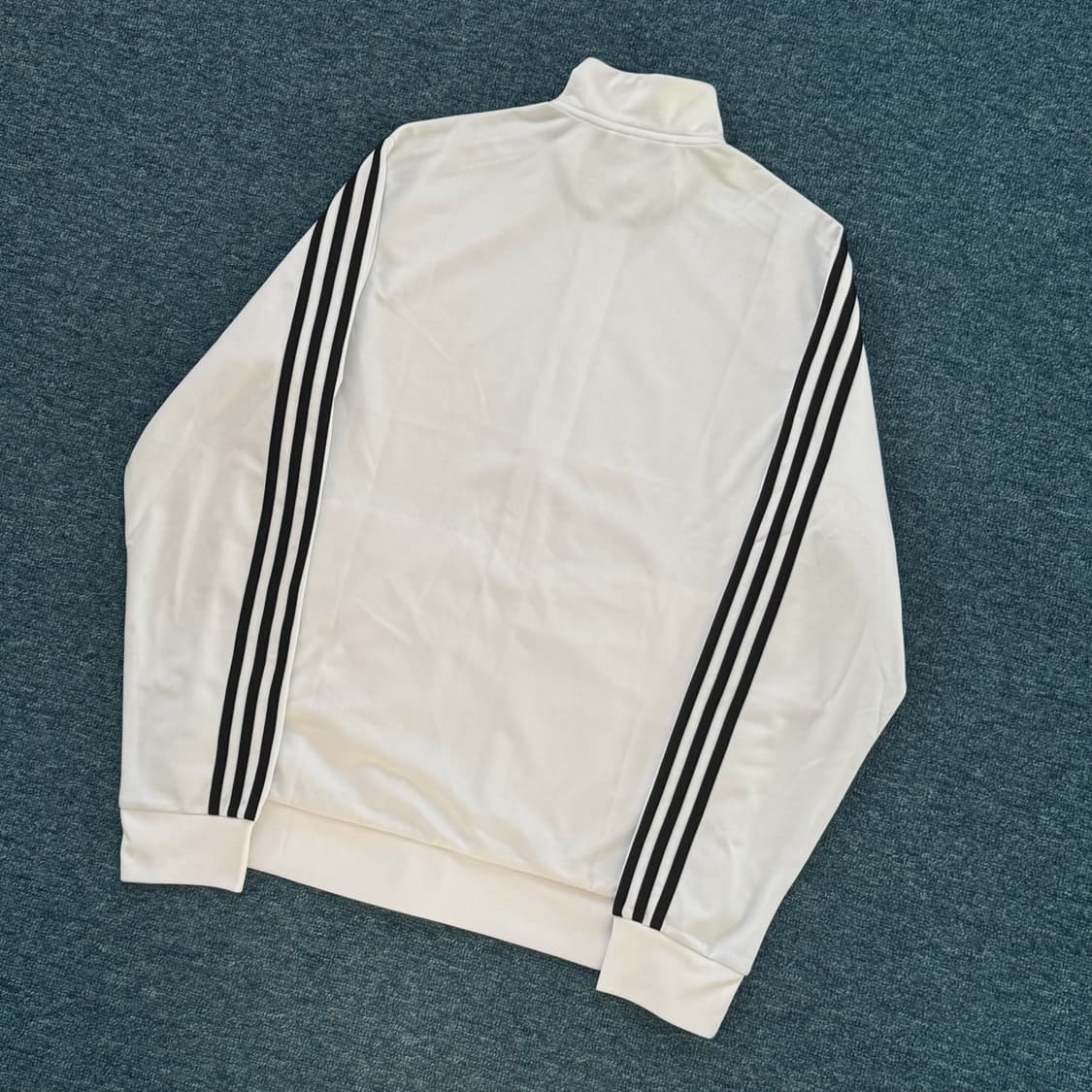 아디다스 화이트 져지 트랙탑 L 상품이미지3