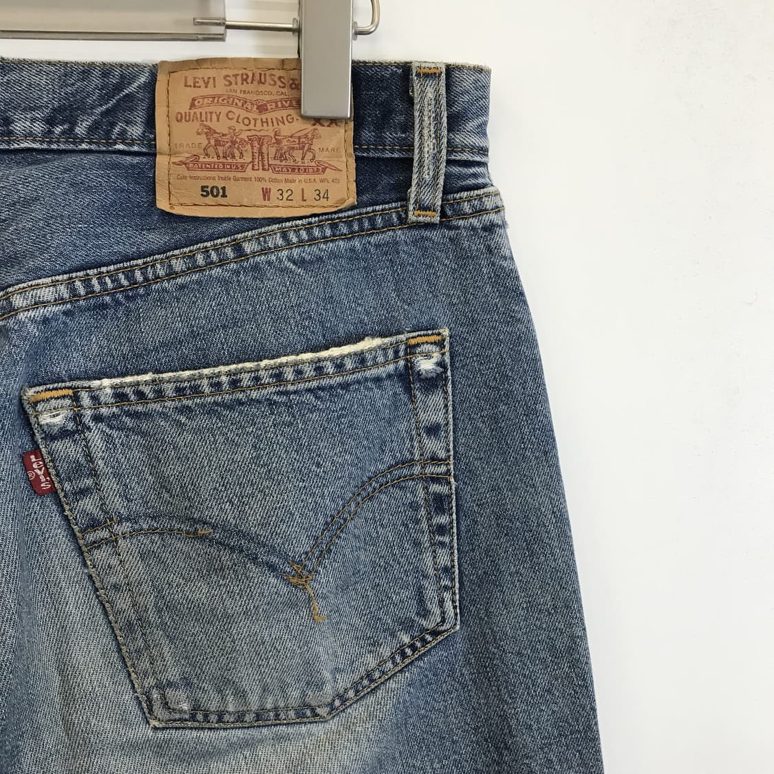 리바이스 00s 워시드 데님 청바지 [31인치] 상품이미지4