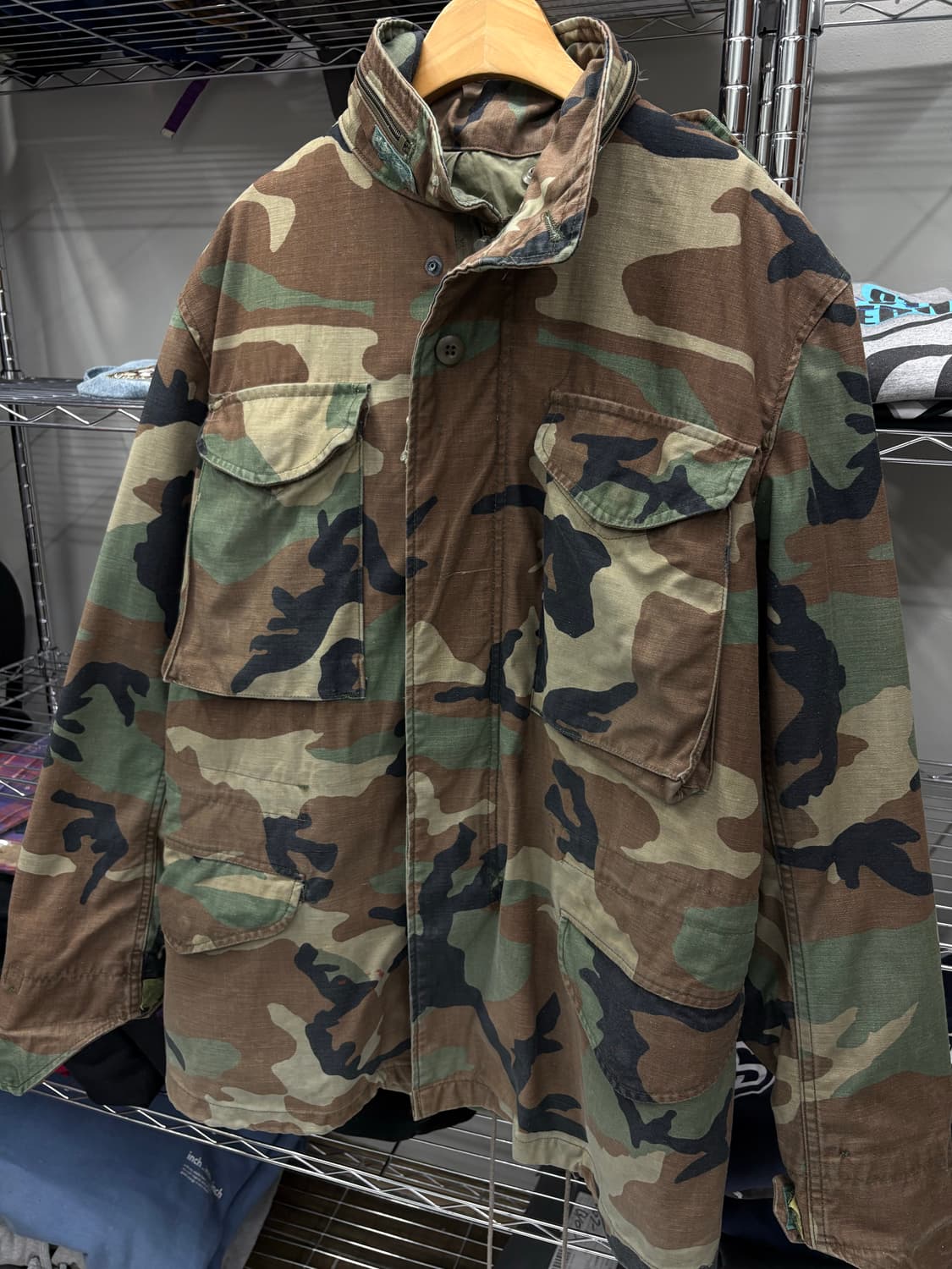 US Army camouflage M65 밀리터리 카모 야상 자켓 상품이미지6