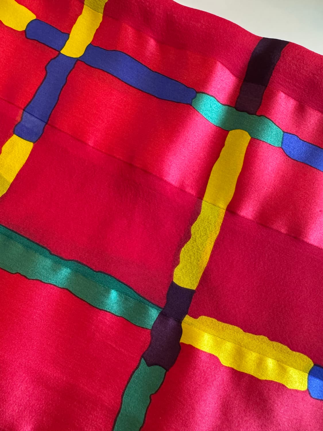 Geometric Silk Scarf 빈티지 실크 스카프 상품이미지4