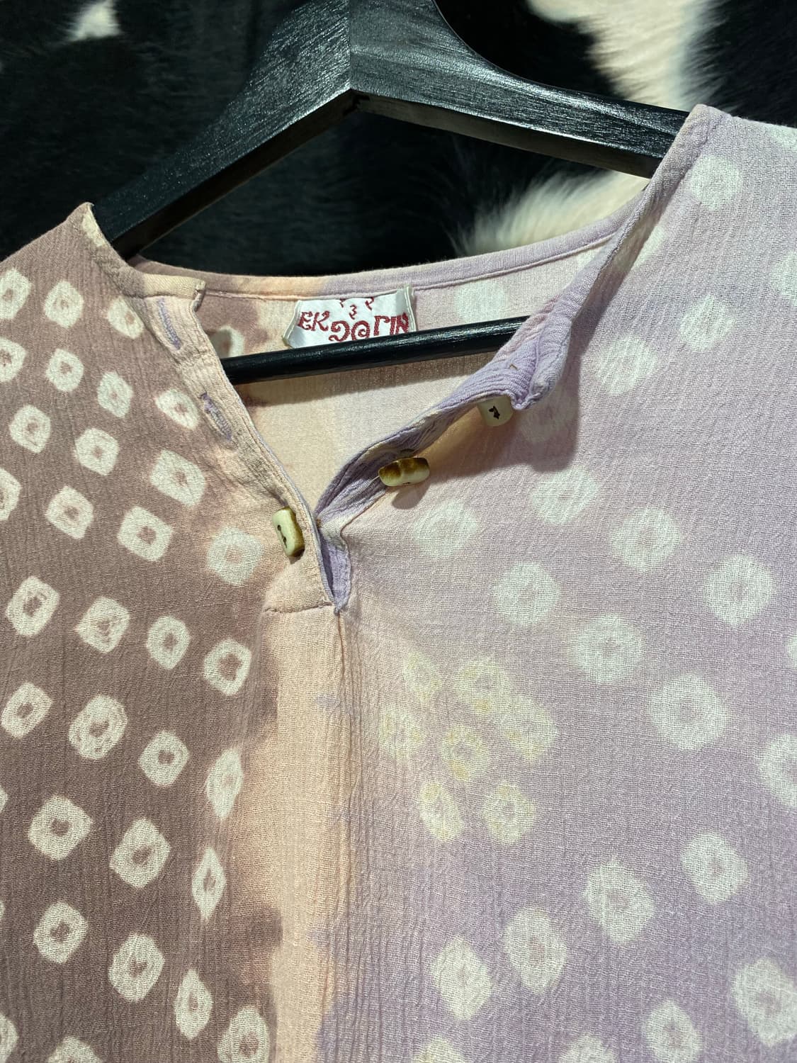 Japanese vtg 에스닉 문양 디테일 롱슬리브 상품이미지5