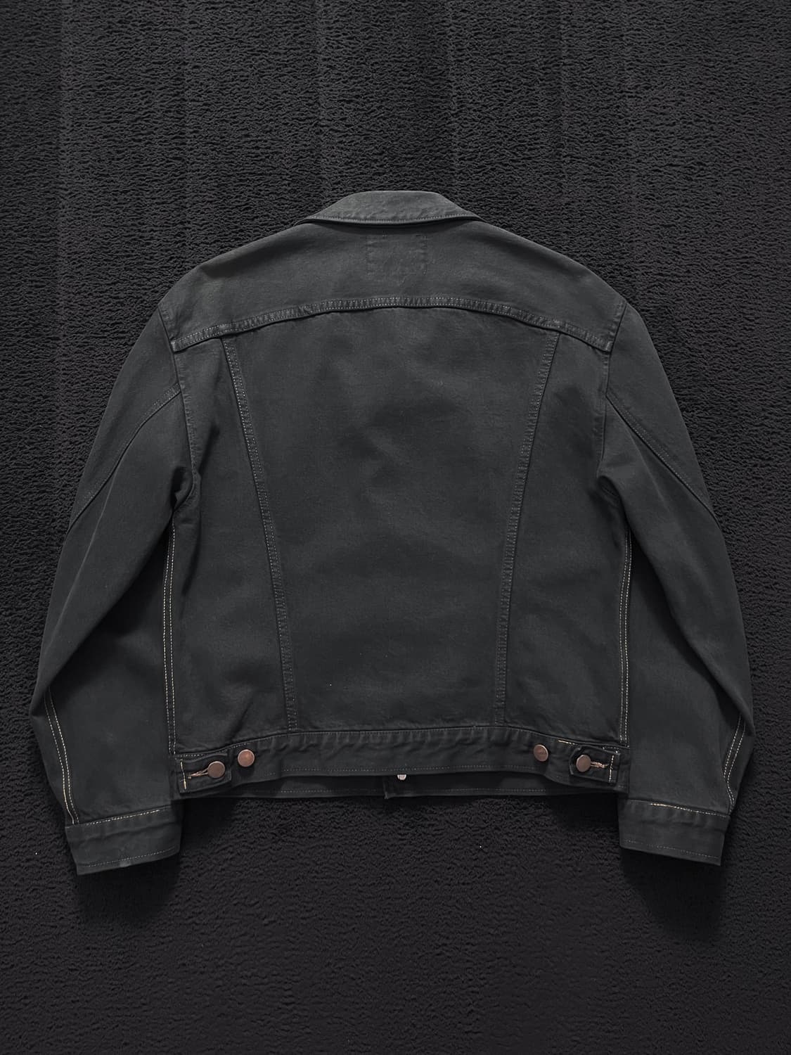 빈티지 랭글러 124MJ 데님 자켓 블랙 상품이미지4