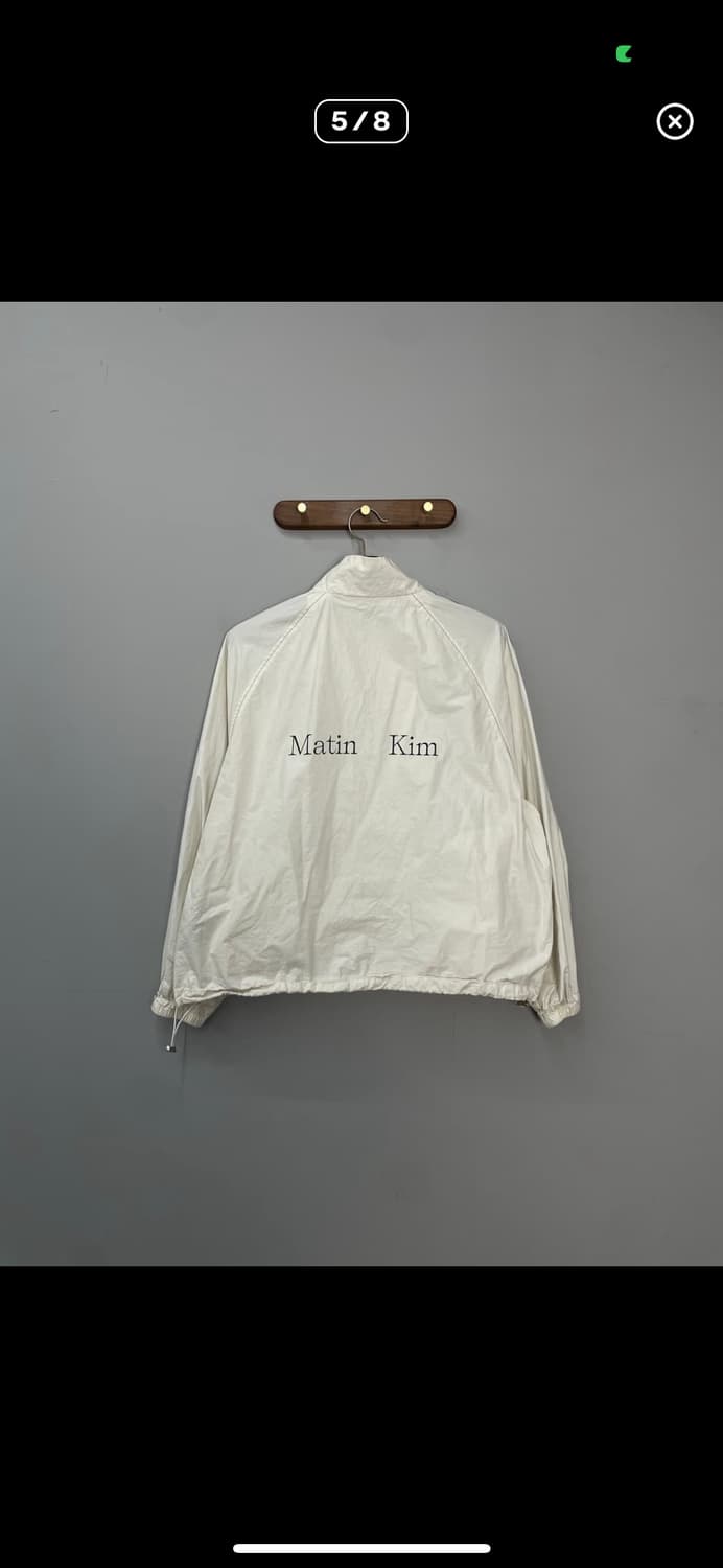 마뗑킴 백로고 아이보리 바람막이자켓 A3339 상품이미지5