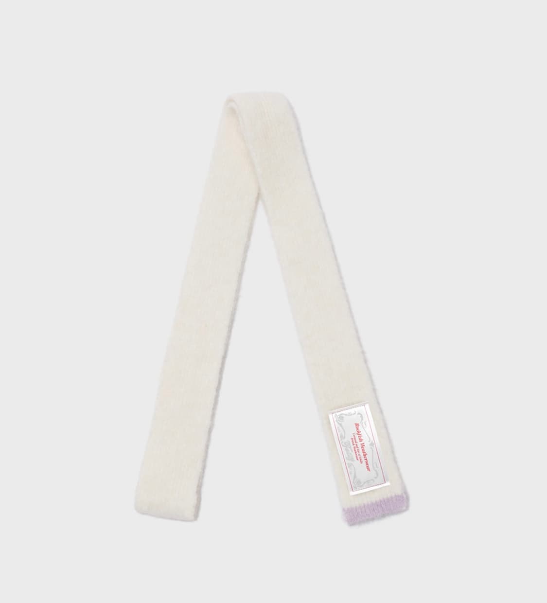 (새상품) 락피쉬웨더웨어 퍼지머플러/퍼지맥시롱글러브 화이트 상품이미지4