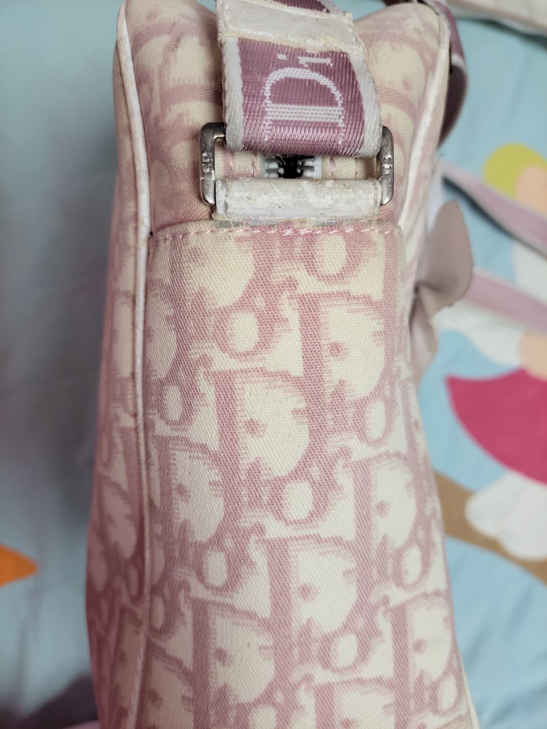 정품)급처상태양호!디올 오블리크핑크공주가방 숄더크로스백걸리백히메갸루양산형 상품이미지10