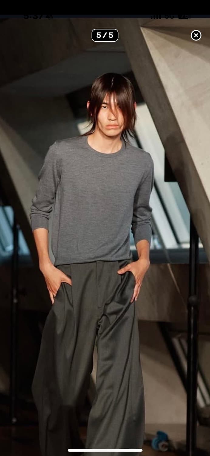 Aaron esh 주름 디테일 니트 24  상품이미지4