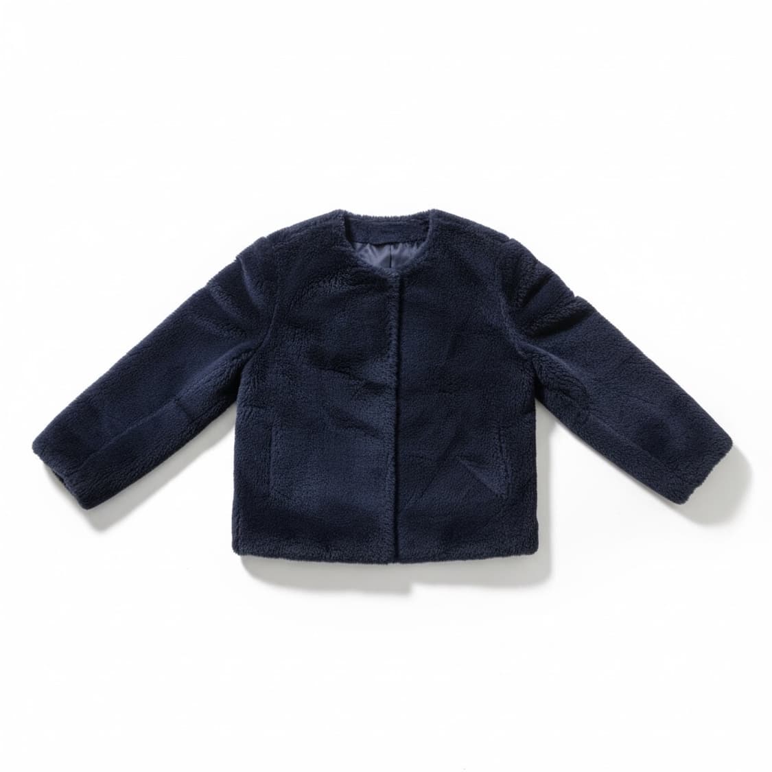 네이비 뽀글이 퍼 자켓 free 상품이미지1