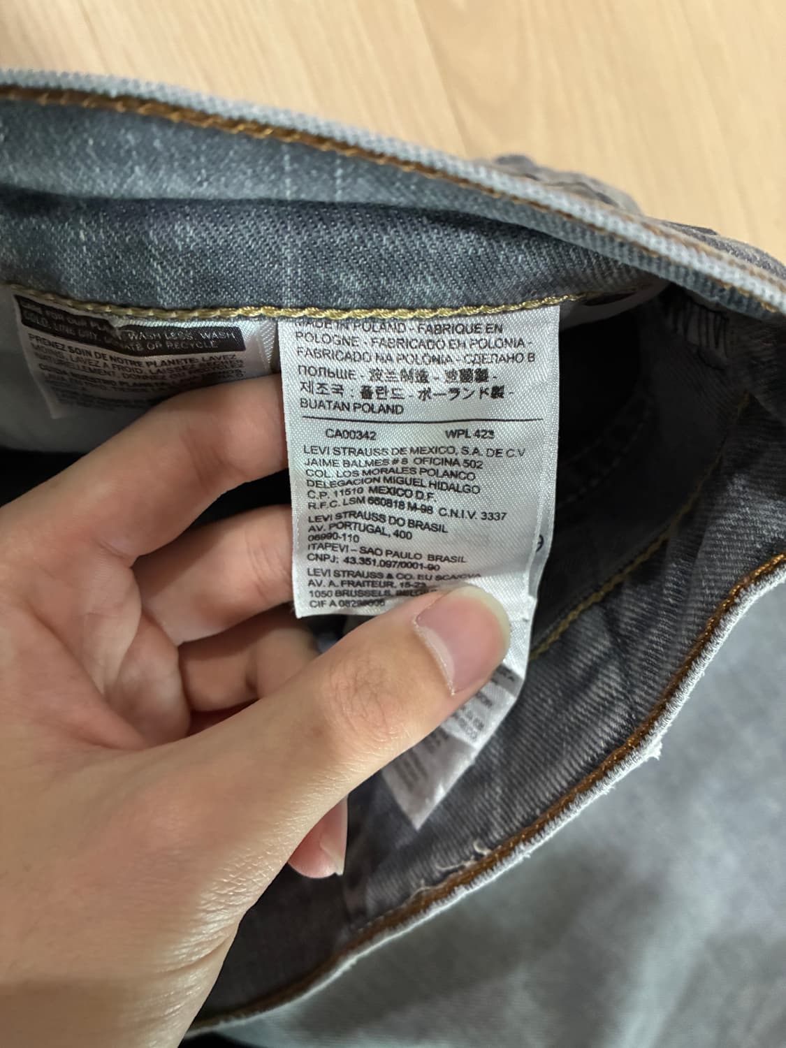 빈티지 리바이스데님 그레이 상품이미지9