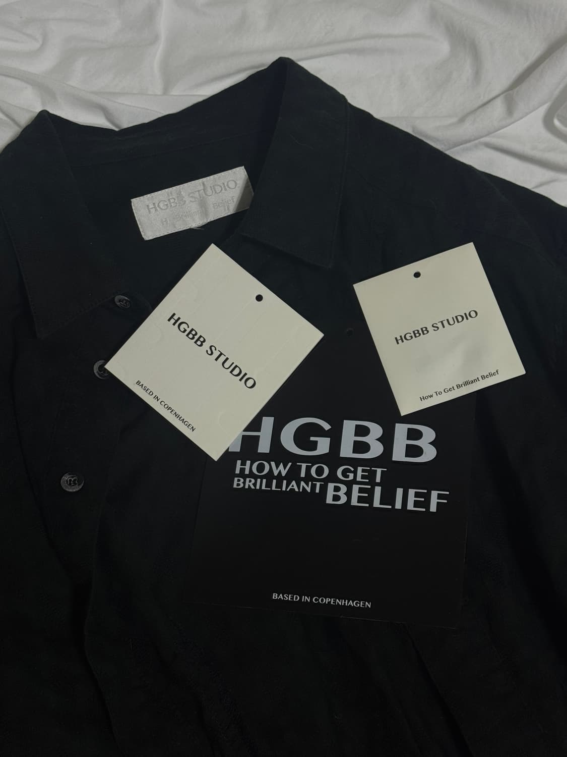 HGBB 스튜디오 블랙셔츠 M판매 상품이미지1