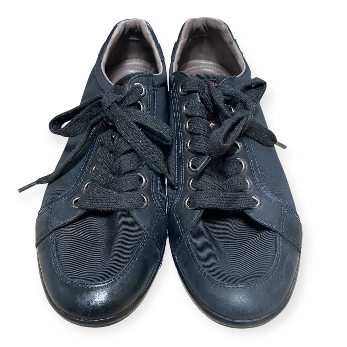 265) 프라다 스포츠 레더 로고 스니커즈 트레이너 상품이미지5