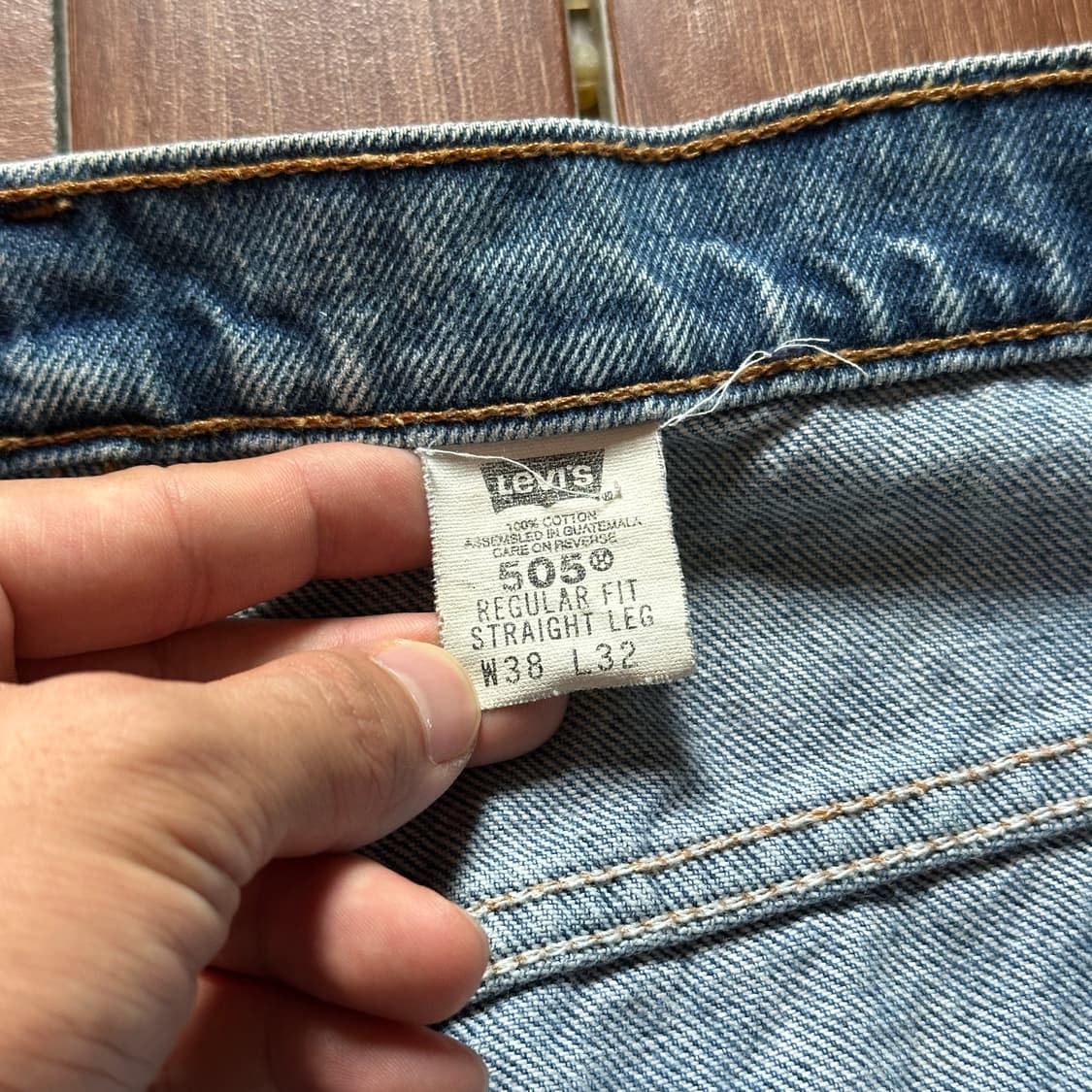 90’s Levi’s 505 orange tab denim pants 상품이미지7