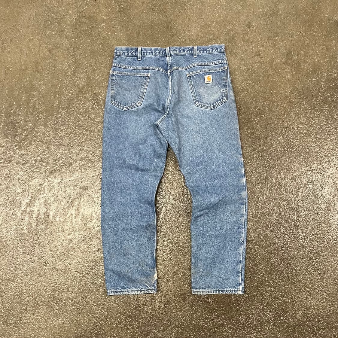 90s Carhartt 플란넬 라인드 데님 팬츠 (37“) 상품이미지4