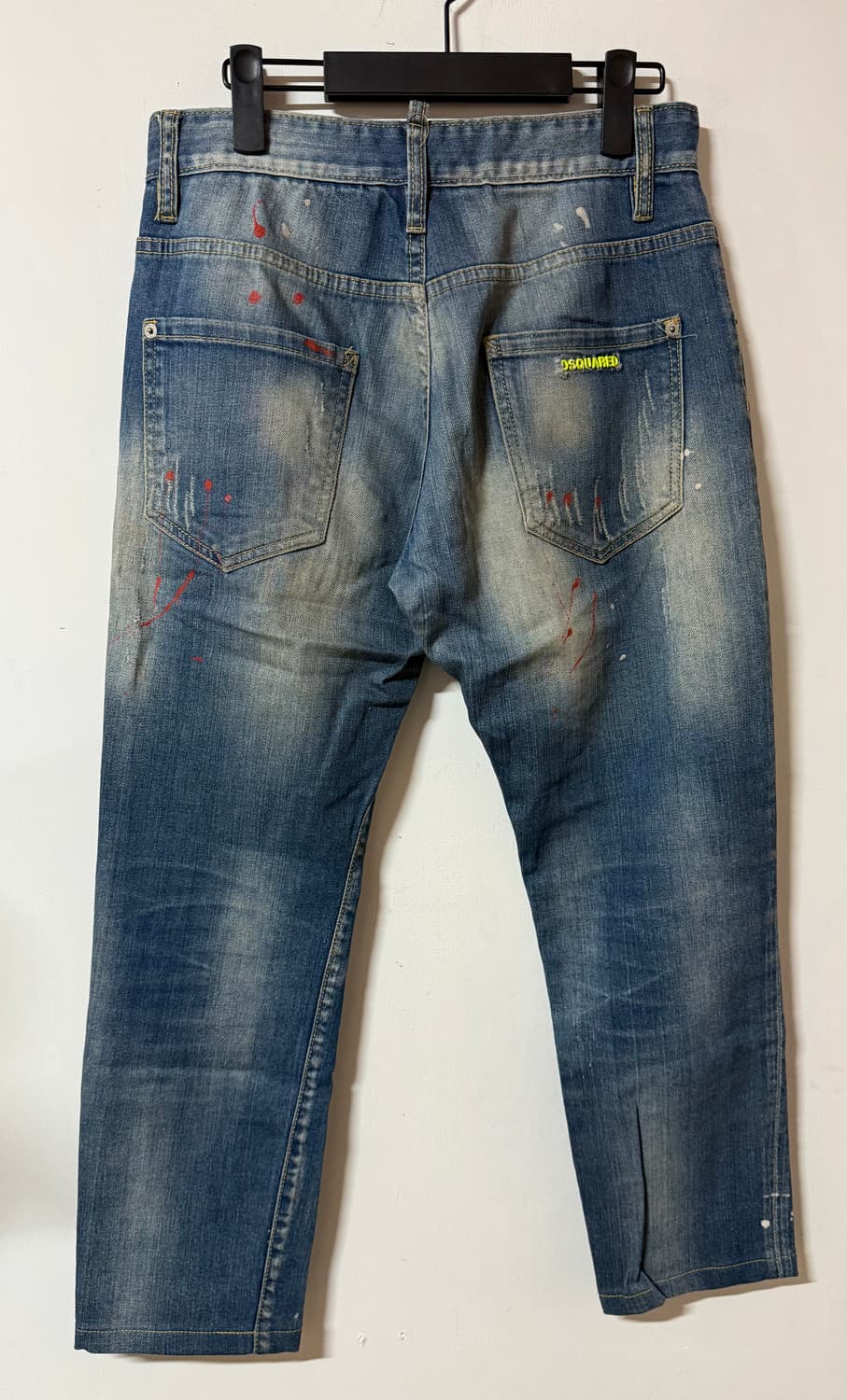 디스퀘어드2 페인트 워싱 데님 팬츠 빈티지 Y2K 아카이브 상품이미지5