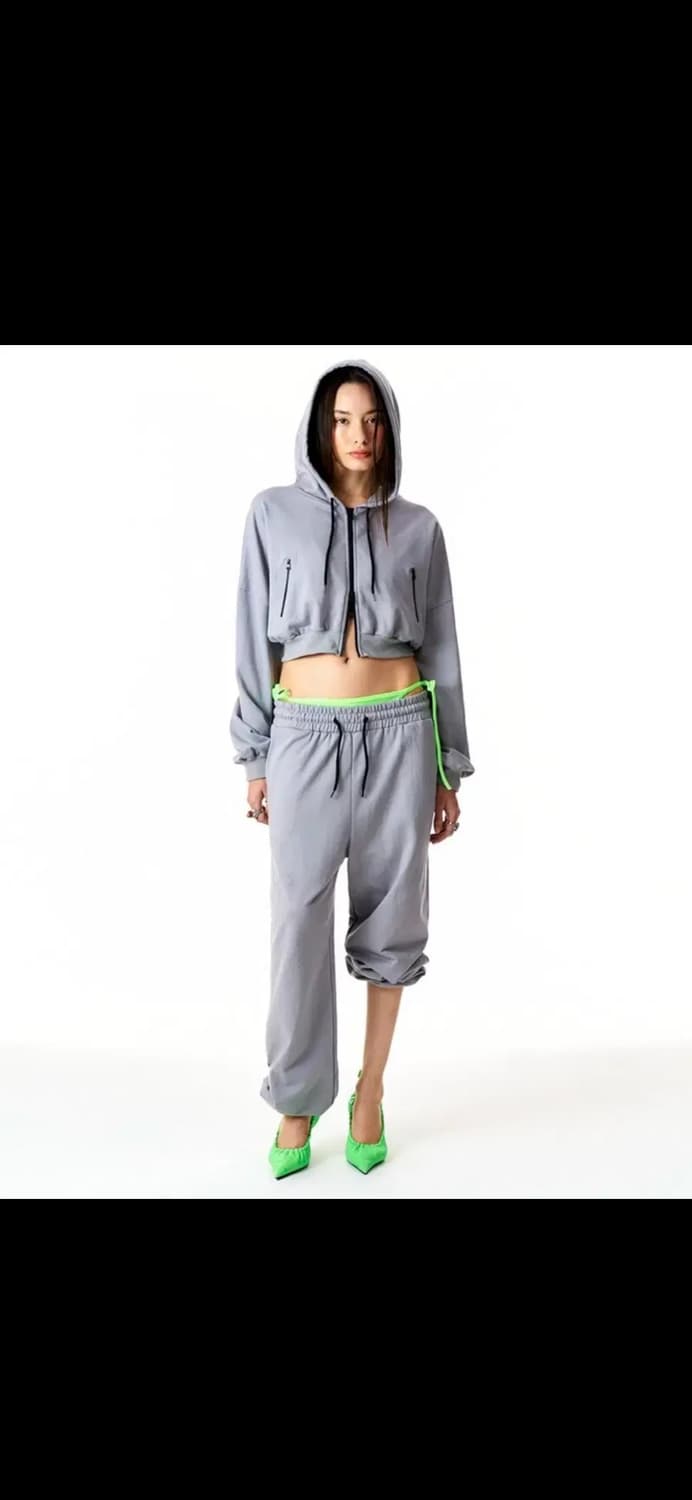 엘이이와이leey 체인로고 후디 세트 -트레이닝복세트 상품이미지1