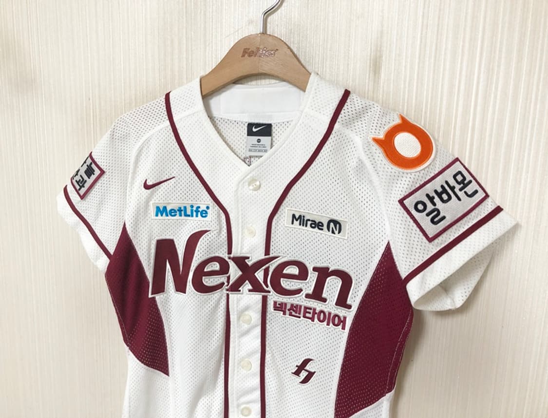 KBO 나이키 넥센(키움)히어로즈 홈유니폼 XXS(80) #14 서건창 상품이미지6