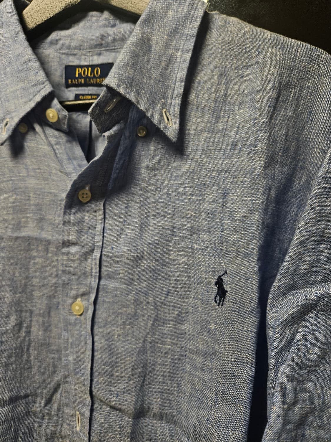 폴로 랄프로렌 린넨 반팔셔츠 상품이미지4