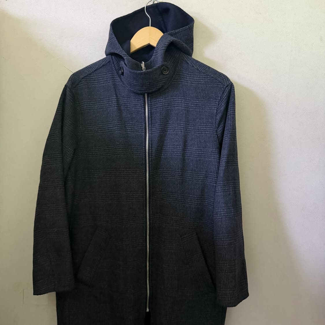 라코스테 리버시블 여성 울 코트 36 (오버핏) 상품이미지5