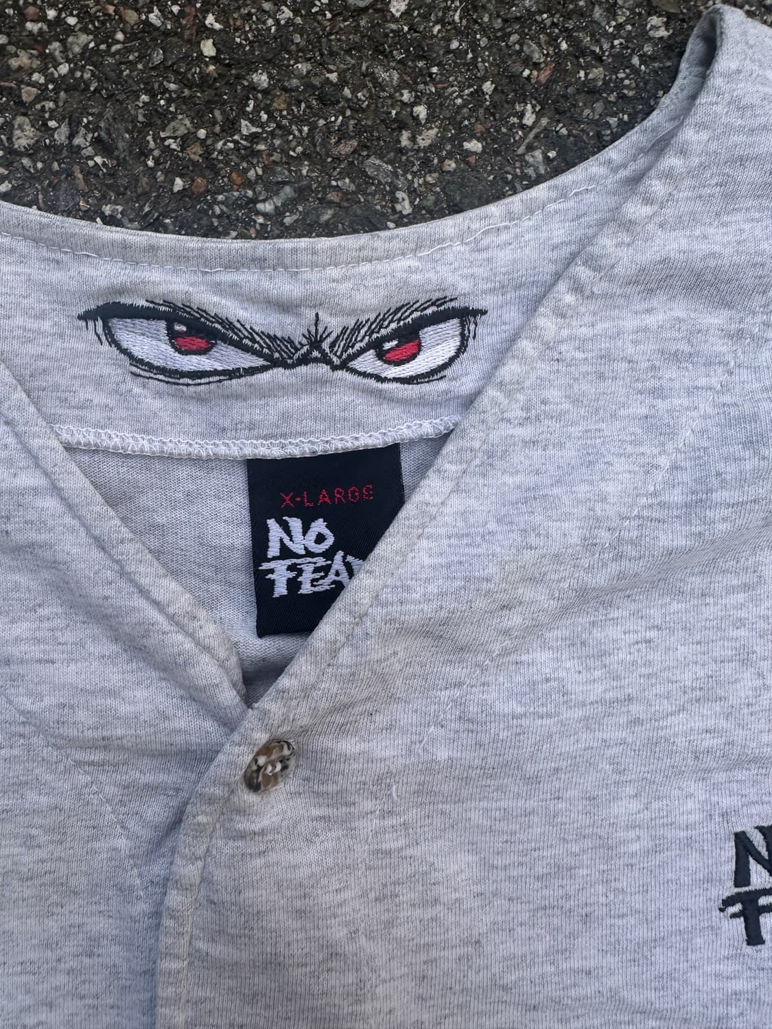빈티지 90s 노 피어 No fear 베이스볼 셔츠 상품이미지3