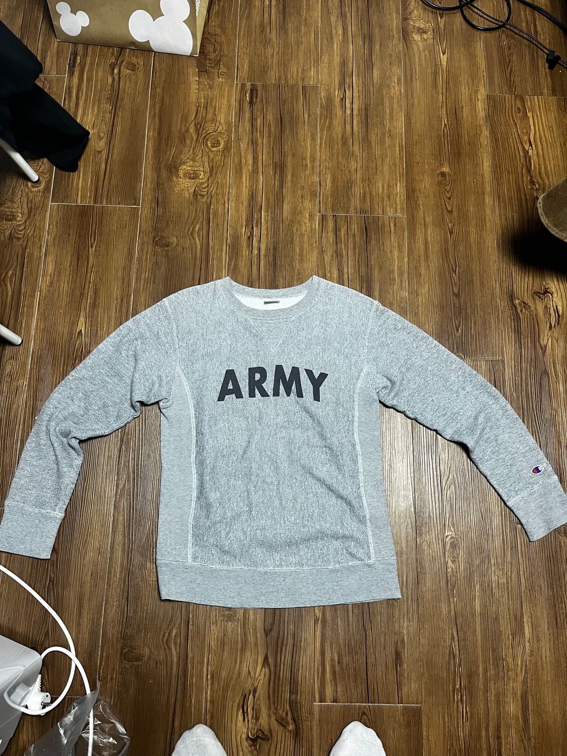 챔피온 리버스위브 usarmy 스웻셔츠 m 상품이미지1